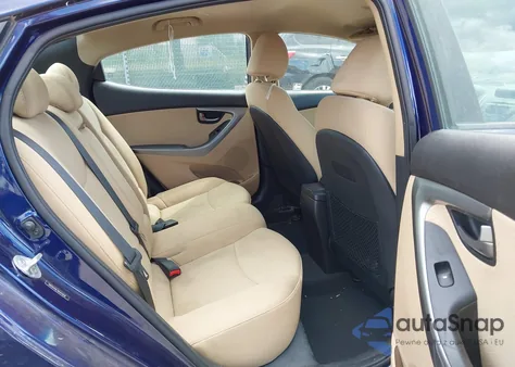 2013 Hyundai Elantra Gls z USA, uszkodzony, nr VIN 5NPDH4AE7DH411626